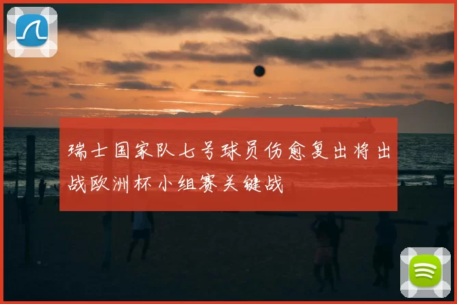 瑞士国家队七号球员伤愈复出将出战欧洲杯小组赛关键战